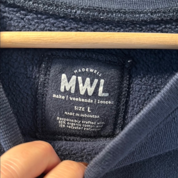 MWL Betterterry Crop Sweatshirt - Picture 2 of 4